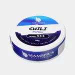Siamsnus Chili Portion snus in Laos - convenient white portion with building chili heat