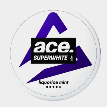 ACE Liquorice Mint nicotine pouches - classic liquorice with refreshing mint blend in Laos