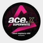 ACE X Black Raspberry Chili nicotine pouches - bold raspberry with spicy chili kick extra strong Laos