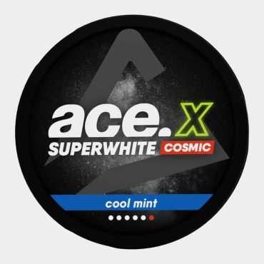 ACE X Cosmic Cool Mint nicotine pouches - extreme mint cooling sensation extra strong Laos
