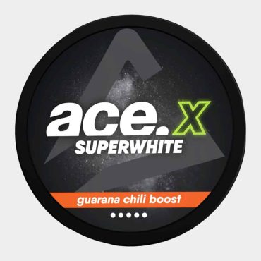 ACE X Guarana Chili Boost nicotine pouches - energizing guarana with fiery chili extra strong Laos