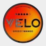 VELO Breezy Mango nicotine pouches - smooth tropical mango from Swedish Match quality Laos
