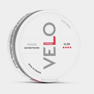 VELO Freeze Strong nicotine pouches - extra strong mint freeze intensity Swedish quality Laos