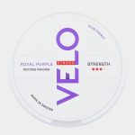 VELO Royal Purple nicotine pouches - sophisticated berry blend premium Swedish Match Laos
