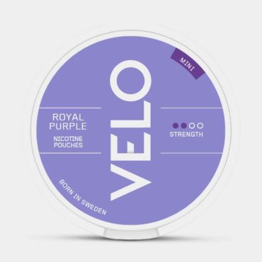 VELO Royal Purple Mini nicotine pouches - berry elegance in discreet mini format Laos