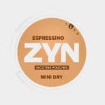 ZYN Espressino 3mg nicotine pouches - smooth coffee espresso flavor mild strength Laos