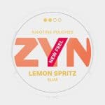 ZYN Lemon Spritz 9mg nicotine pouches - sparkling lemon refreshment strong format Laos
