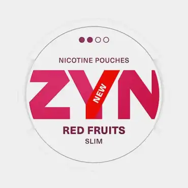 ZYN Red Fruits Slim 6.5mg nicotine pouches - vibrant berry fruit blend extra-slim medium strength Laos